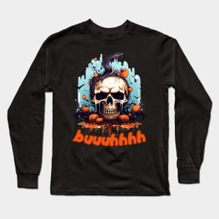 Buuhhhh-Halloween Haunt Long Sleeve T-Shirt